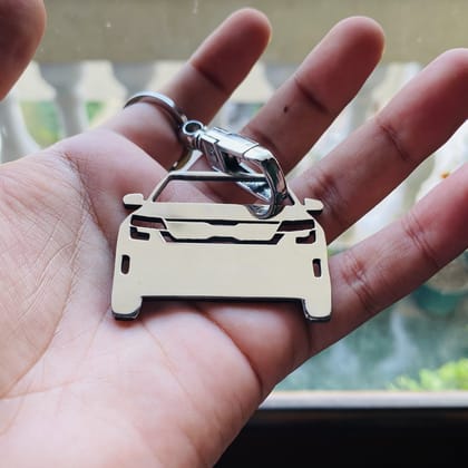 Kia Seltos Car Keychain-Silver