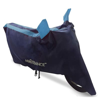 MotoTrance Arc Bike Body Cover For Bajaj Pulsar RS200 - Interlock-Stitched Water and Heat Resistant with Mirror Pockets-ARC AQUA