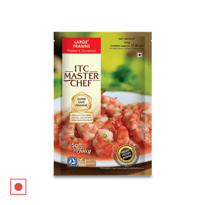ITC Master Chef Prawns - Large, 200 gm Pack