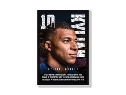 Kylian Mbappe No 10-Small / Poster