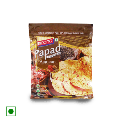 BIKANO Amritsari Papad, 200 gm Pouch