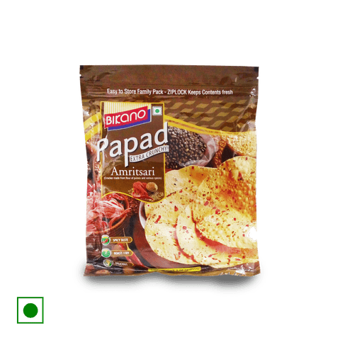 BIKANO Amritsari Papad, 200 gm Pouch