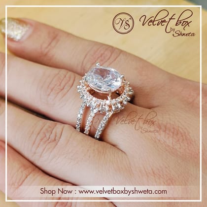 Ad Ojal Ring-Rose gold