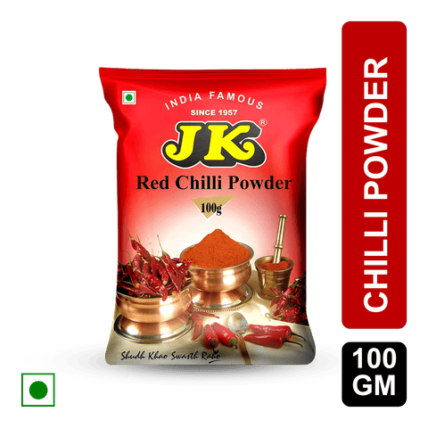 Jk Red Chilli Powder, 100 gm Pack