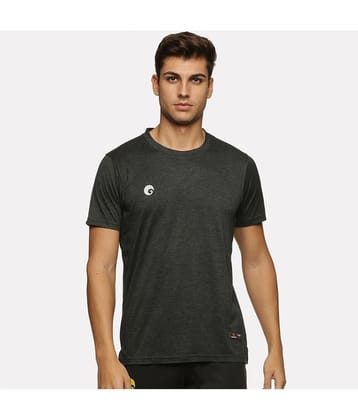 Omtex - Black Cotton Regular Fit Mens Sports T-Shirt ( Pack of 1 ) - None