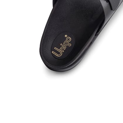 Alpha Signature: New-Age Sandals-6 / Black