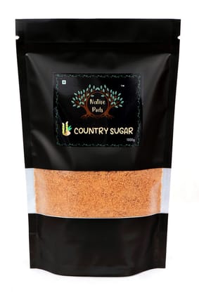 Native Pods Jaggery Powder 1Kg / Desi Khand / Nattu Sakkarai - Organic Jaggery