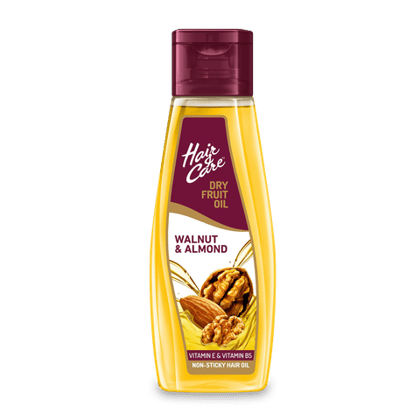 Hair & Care Dry Fruit Oil With Walnuts, Almonds & Vitamin E For Stronger & Silkier Hair, 500 ml Bottle