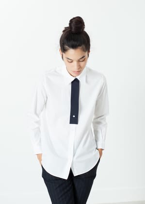 Pau Shirt in White-White / Small