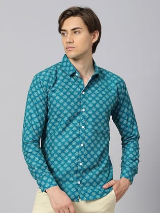 Classic Ethnic Printed Casual Shirt