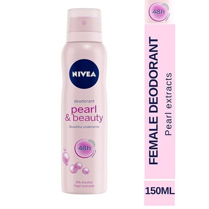 Nivea Pearl & Beauty Women Deodorant, 150 ml
