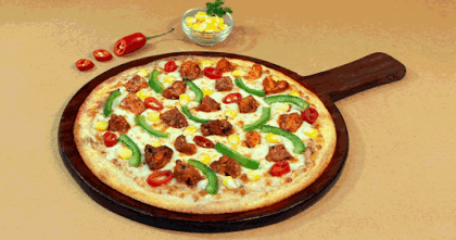 Peri Peri Chicken Pizza [7" Regular] __ Thin Crust