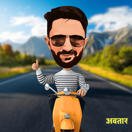 Avatar Display Picture (DP) - SCOOTER RIDE MAN