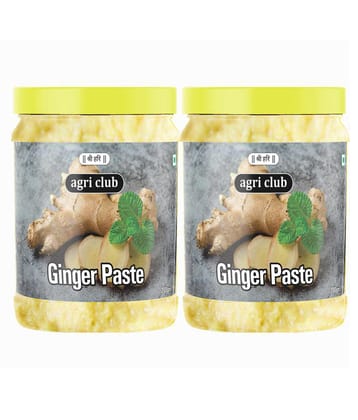 AGRI CLUB Ginger Paste 400 gm(Pack of 2 x 200 gms)