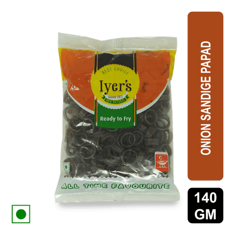 Iyers Onion Sandige, 140 gm Pouch