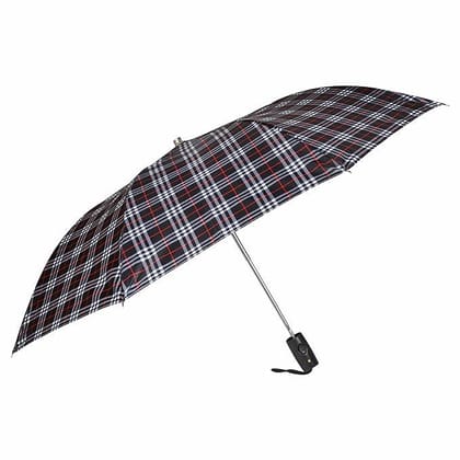 Fendo Rolex 2 FOLD AUTO Open 21 Inch Sun And RainProof Mini/Small Umbrella For Men And Women (Checks)(Checks)