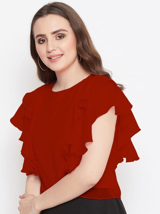 Flutter Sleeves Top