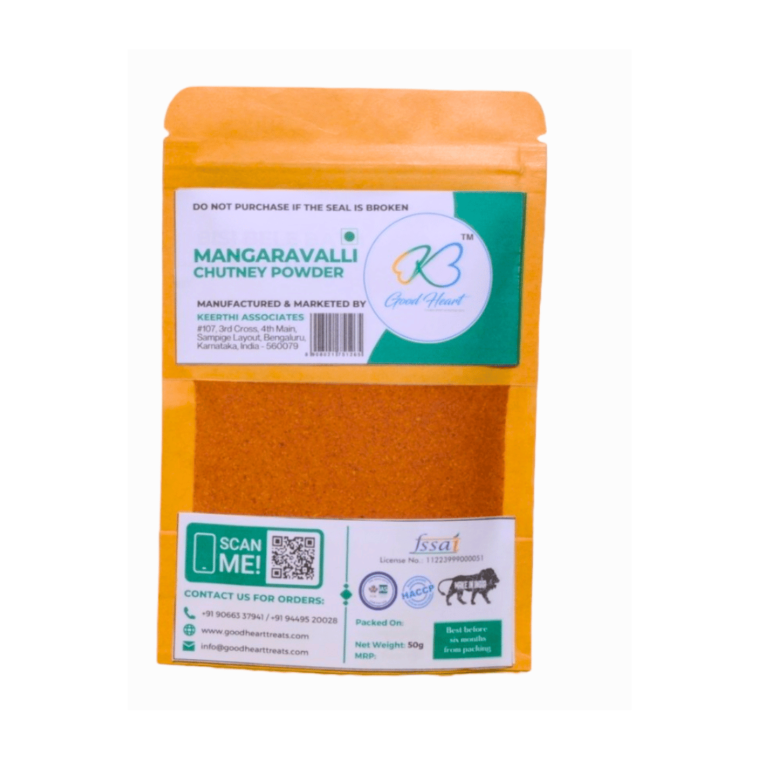 Good Heart Mangaravalli Chutney Powder - 50 Gram