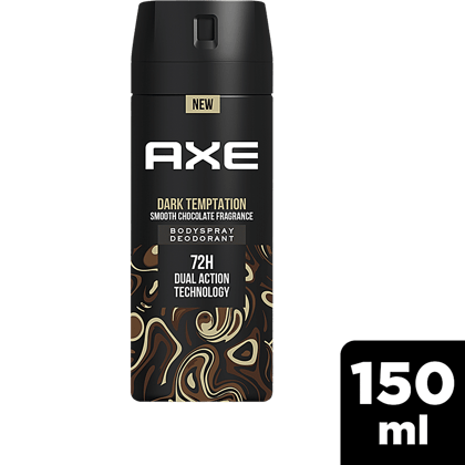Axe Dark Temptation - Long Lasting Deodorant, Body Spray, For Men, 150 Ml(Savers Retail)