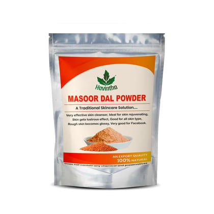 Havintha Masoor Dal Powder For Herbal face wash - 227 Grams-Pack of 2