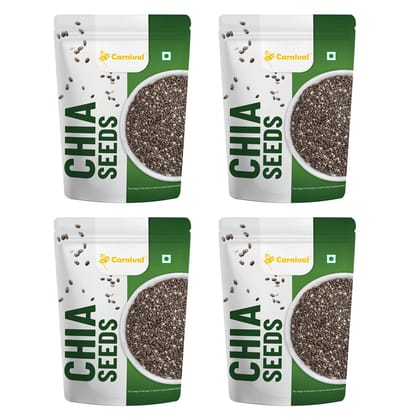 Carnival Classic Chia Seeds 100g * 4 (Pack of Four)