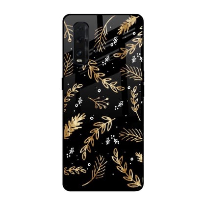 Autumn Leaves Glass case for Oppo Find X2