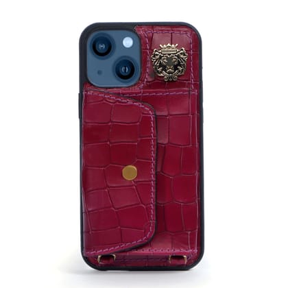 Mobile Case Cover with Crossbody Wrist Strap Wallet Holder-13PRO MAX