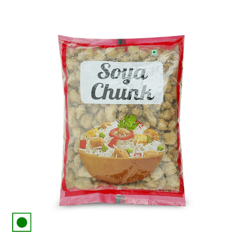 Premium Soya Chunks, 500 gm Pack