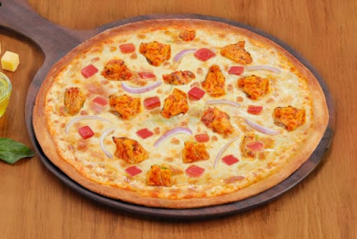 Indi Chicken Tikka Pizza [10" Large] __ Thin Crust