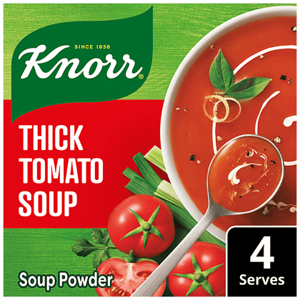 Knorr Thick Tomato Soup - 100% Real Vegetables, No Added Preservatives, 51 G