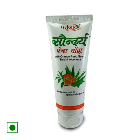 Patanjali Saundarya Facewash, 60 gm Tube