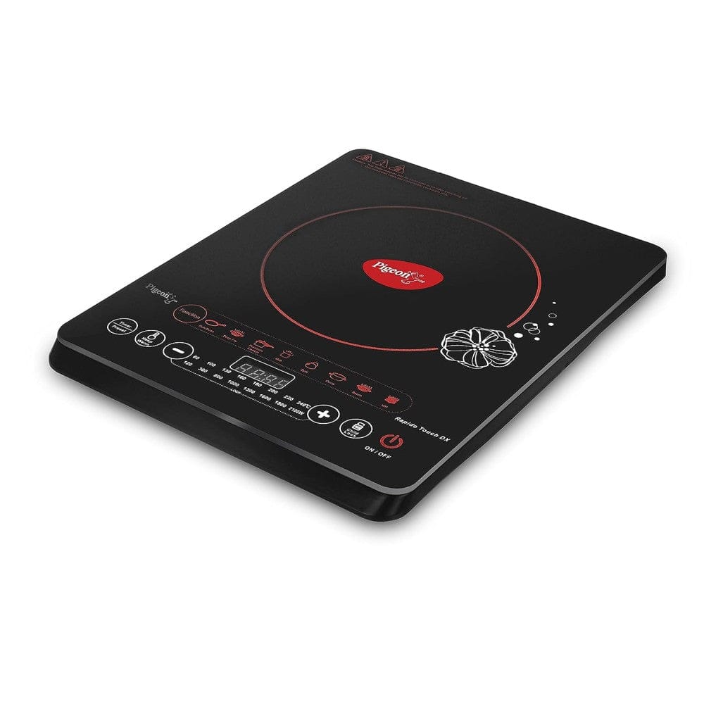 Pigeon Rapido Touch DX 2100-Watt Induction Cooktop Stainless Steel (Black)
