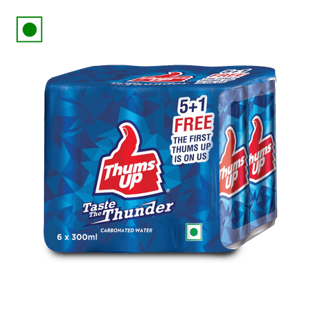 Thums Up Soft Drink (Set Of 6 @ 300 Ml)\, 1800 ml Pack