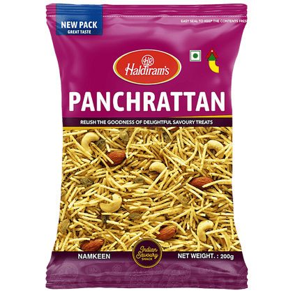Haldiram's Panchrattan Namkeen, 200 G Pouch(Savers Retail)