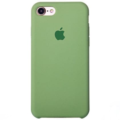 TDG OG SIlicone Case for Apple iPhone SE-Light Green - Full cover