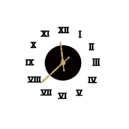 Alegant Craft Your Time: DIY Acrylic Roman Numeral Wall Clock Kit - Timekeeping Elegance at Your Fingertips