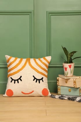 Serene Soul Cushion Cover- Handmade-Single Piece / 40 x 40