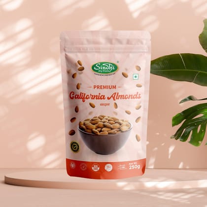 Badam California Variety Without Shells, Premium Pack-250g