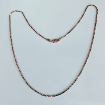 1.5mm Box Rose Gold Chain for Women