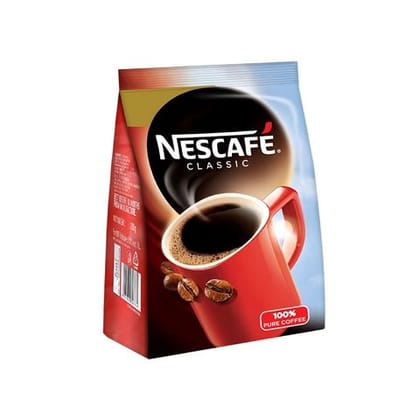 Nescafe Classic 100% Pure Instant Coffee, 200 gm Pouch
