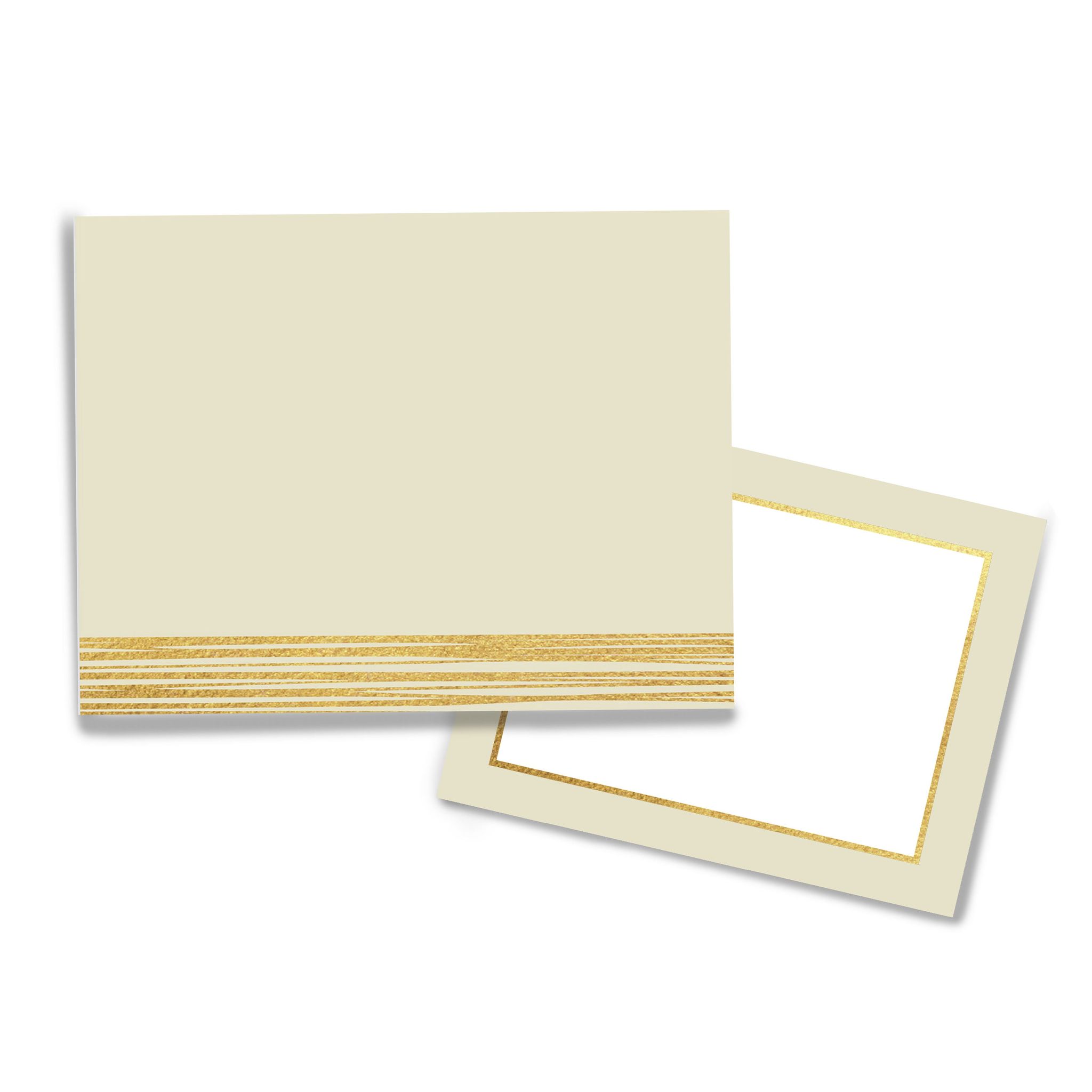 Classic - Notecards-Pack of 10 / Cream / No