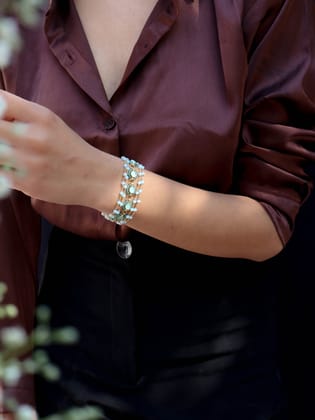 Zalda Turquoise Bracelet-Turquoise