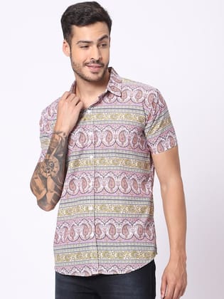 Classic Fit Ethnic Motifs Printed Casual Shirt