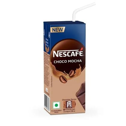 Nestle Flavoured Milk - Choco Mocha, Ready To Drink, 180 ml Tetra Pack