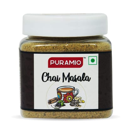 Puramio Tea/Chai Masala - Premium Home Made (Real Indian Spices, 100% Natural, No Added Sugar/Preservatives), 75 gm