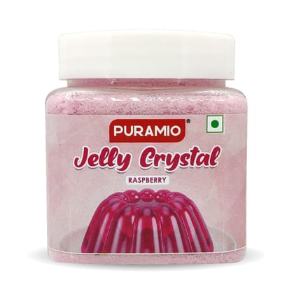Puramio Jelly Crystal Raspberry, 200 gm