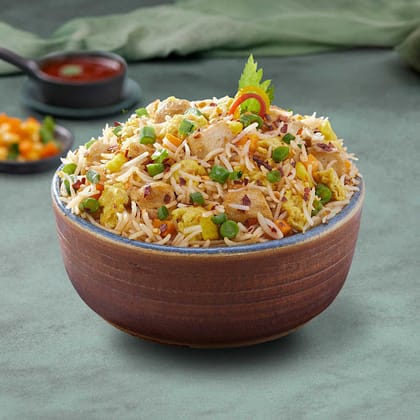 Chicken Chilli Garlic Fried Rice Bowl