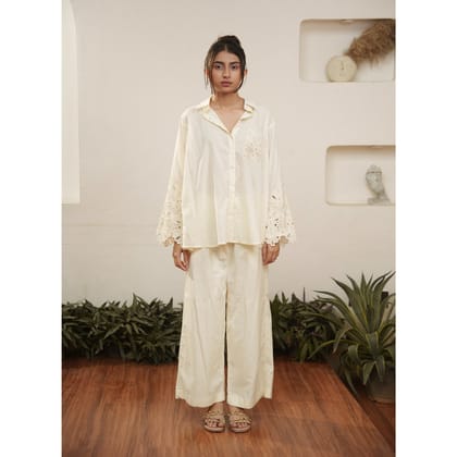 Capsule 5, Beige Cotton, Cutwork-XS