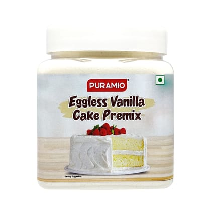 Puramio Eggless Vanilla Cake Premix, 350 gm