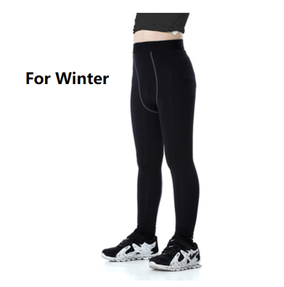 Kids Sportswear-Black Pants Winter / 120cm